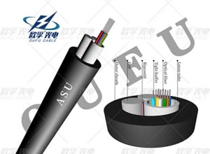 80/120 MINI ADSS 2-12 core optic fiber cable  ASU mini Ade